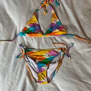Roxy Multicolor Bikini Set
